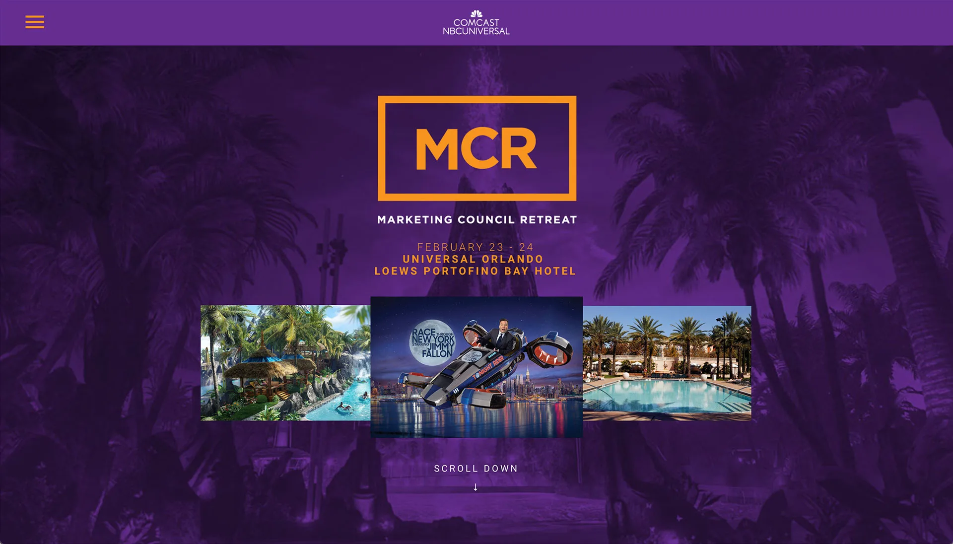 Skoro + Design case study for NBC + MCR, screenshot 1