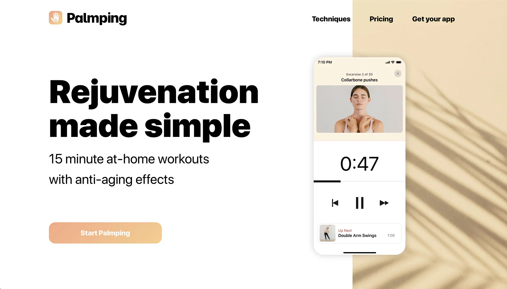 Skoro + Design case study for Palmping, screenshot 1